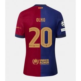 Pánské fotbalový oblečení Barcelona Dani Olmo #20 Domácí košile 2024-25 Krátkým Rukávem